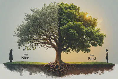 Tree showing inner integrity